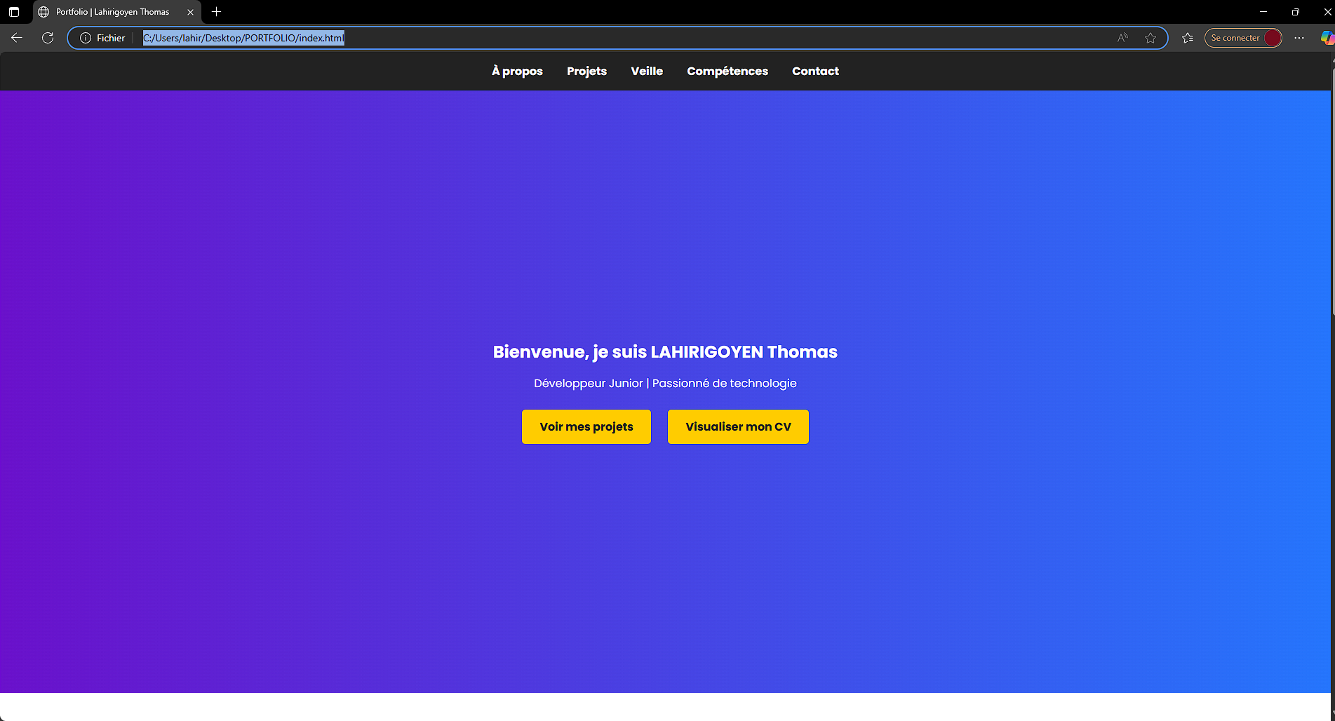 Index du Site
