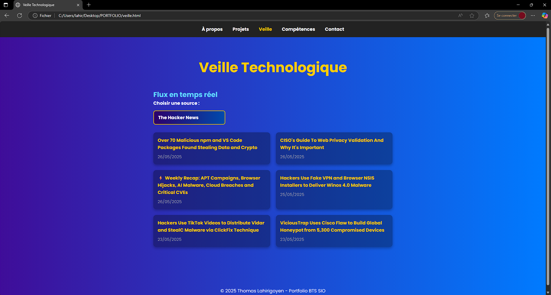 Veille Technologique