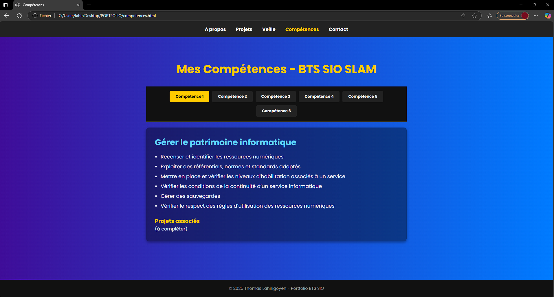 Compétences